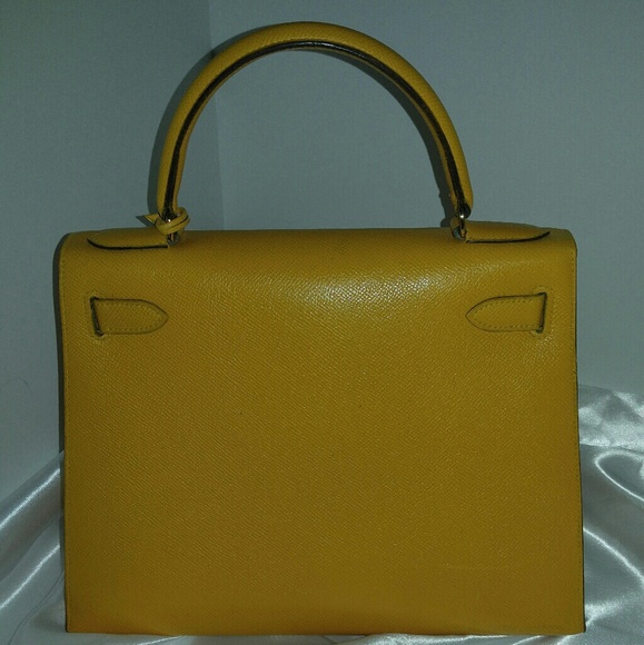 🔗SOLD🔗Hermès Kelly Bag- Jaune Courchevel, GHW - Picture 5 of 8